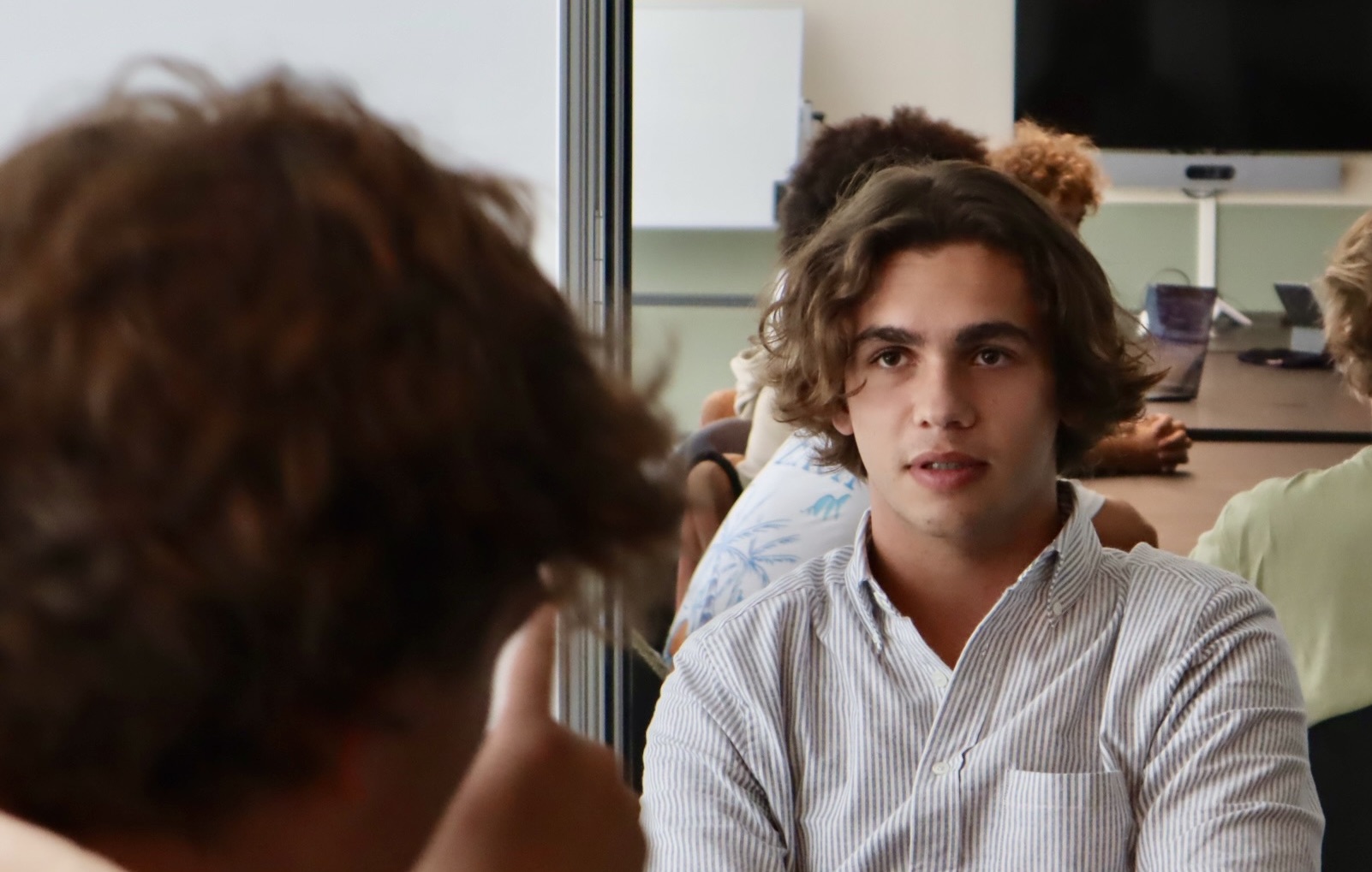 Étudiant en alternance en cours