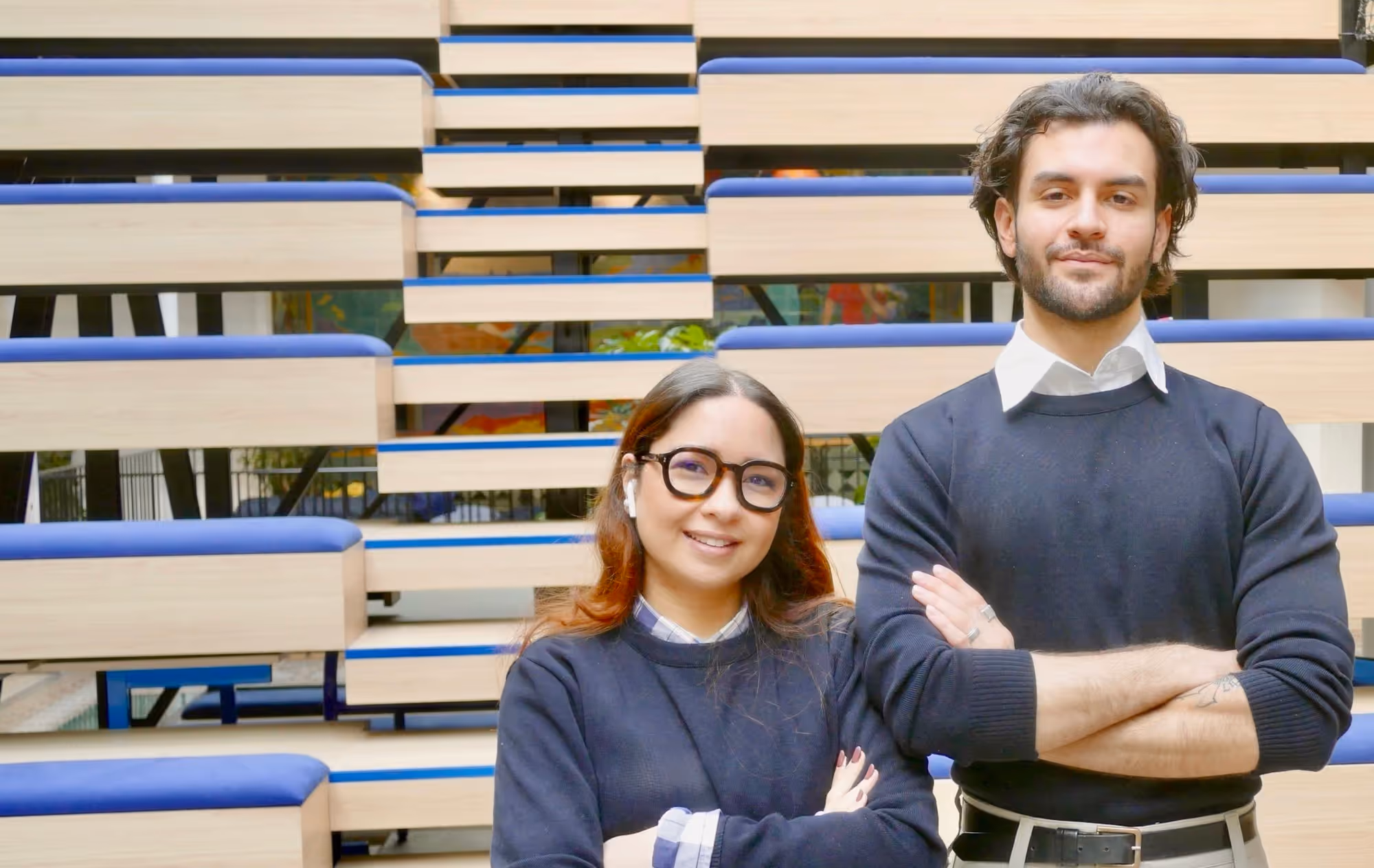 Deux étudiants d'Eugenia School